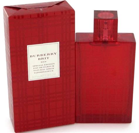 burberry cologne red bottle